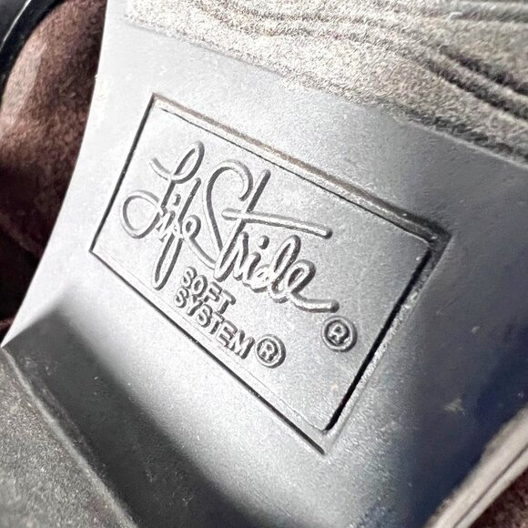 Life Sride Soft System-Women's Brown Cowgirl/Western Ankle Boots-Size 8 1/2-Com - Picture 15 of 16